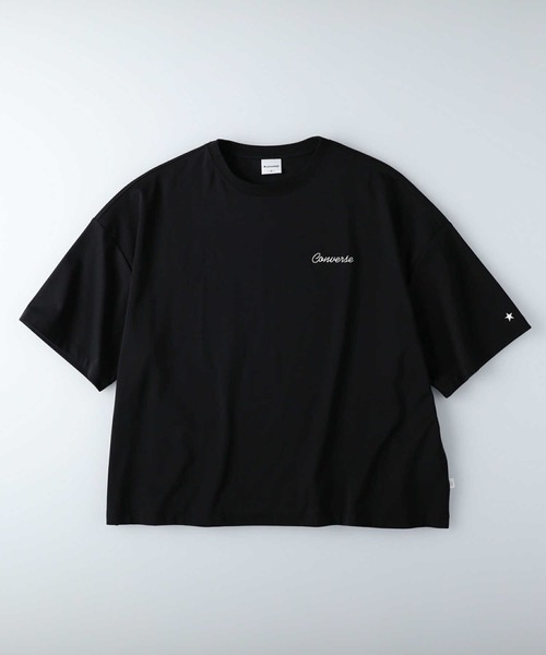 CONVERSE（コンバース）の「【CONVERSE】バックプリントＴシャツ（Tシャツ/カットソー・レディース・ホワイト/ブラック/ピンク・M/L）」の13枚目の写真