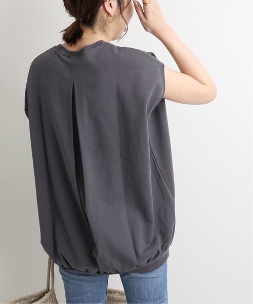 IENA（イエナ）の「ドライウラケコクーンプルオーバー◆（Tシャツ/カットソー・レディース・ホワイト/ライトグレー/グレー・FREE）」の3枚目の写真