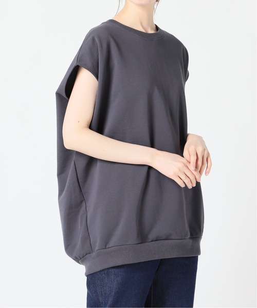 IENA（イエナ）の「ドライウラケコクーンプルオーバー◆（Tシャツ/カットソー・レディース・ホワイト/ライトグレー/グレー・FREE）」の18枚目の写真