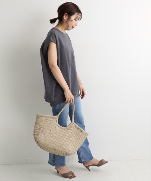 IENA（イエナ）の「ドライウラケコクーンプルオーバー◆（Tシャツ/カットソー・レディース・ホワイト/ライトグレー/グレー・FREE）」の14枚目の写真