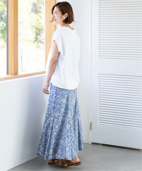 IENA（イエナ）の「ドライウラケコクーンプルオーバー◆（Tシャツ/カットソー・レディース・ホワイト/ライトグレー/グレー・FREE）」の11枚目の写真