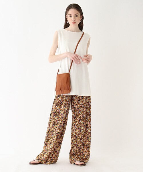 AG by aquagirl（エージーバイアクアガール）の「◆フリンジミニショルダー（ショルダーバッグ・レディース・ブラック/オフホワイト/キャメル・00）」の6枚目の写真