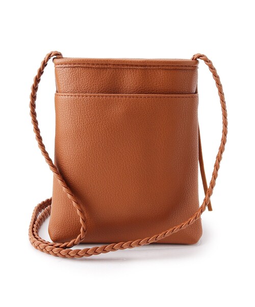 AG by aquagirl（エージーバイアクアガール）の「◆フリンジミニショルダー（ショルダーバッグ・レディース・ブラック/オフホワイト/キャメル・00）」の8枚目の写真