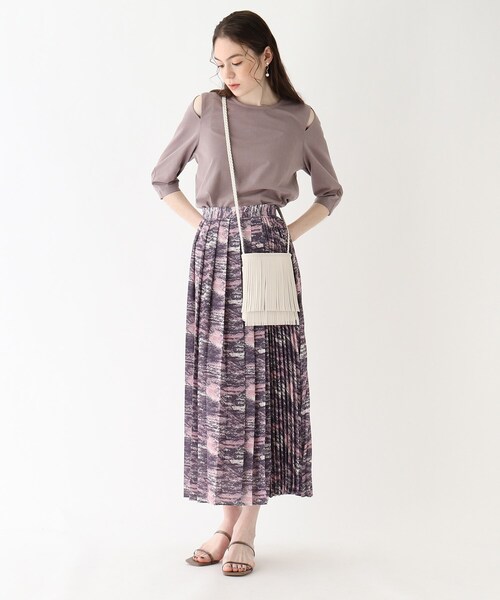 AG by aquagirl（エージーバイアクアガール）の「◆フリンジミニショルダー（ショルダーバッグ・レディース・ブラック/オフホワイト/キャメル・00）」の12枚目の写真