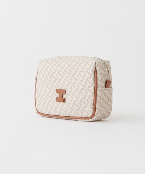 IACUCCI（イアクッチ）の「モノグランマ ポーチ JACQUARD/RUGA（ポーチ・レディース・ブラック/ベージュ/ライトグレー・FREE）」の16枚目の写真