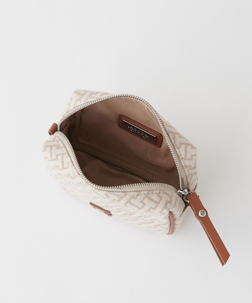 IACUCCI　モノグランマ ポーチ ベージュ Amazon | [イアクッチ] モノグランマ ポーチ JACQUARD/RUGA