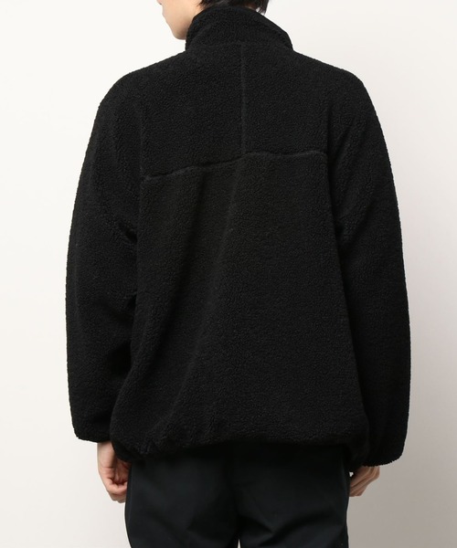 BEN DAVIS/WHITE LABEL（ベンデイビス ホワイトラベル）の「BENDAVIS/ベンデイビス/ボアスタンドカラージャケット/BoaStandCollorJacket（ブルゾン・メンズ・ブラック/オフホワイト・MEDIUM/LARGE/X-LARGE）」の4枚目の写真