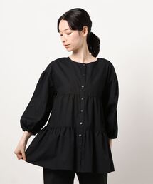 NATURAL BEAUTY BASIC | TCティアードブラウス(シャツ/ブラウス)