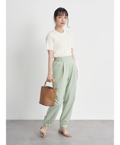 earth music&ecology(アースミュージックアンドエコロジー)の「キレイジョグパンツ *(その他パンツ・レディース・ラベンダー/ミント/アイボリー/ブラック・FREE)」の14枚目の写真