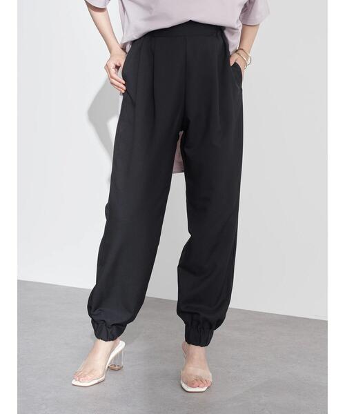 earth music&ecology(アースミュージックアンドエコロジー)の「キレイジョグパンツ *(その他パンツ・レディース・ラベンダー/ミント/アイボリー/ブラック・FREE)」の18枚目の写真