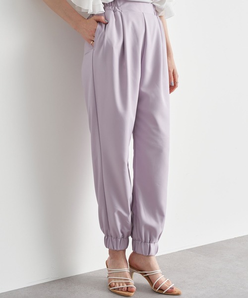 earth music&ecology(アースミュージックアンドエコロジー)の「キレイジョグパンツ *(その他パンツ・レディース・ラベンダー/ミント/アイボリー/ブラック・FREE)」の4枚目の写真