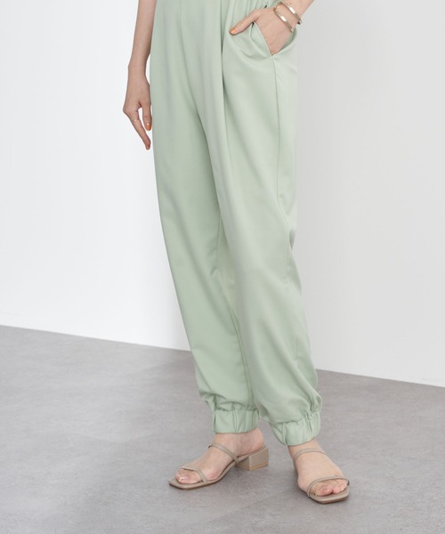 earth music&ecology(アースミュージックアンドエコロジー)の「キレイジョグパンツ *(その他パンツ・レディース・ラベンダー/ミント/アイボリー/ブラック・FREE)」の1枚目の写真