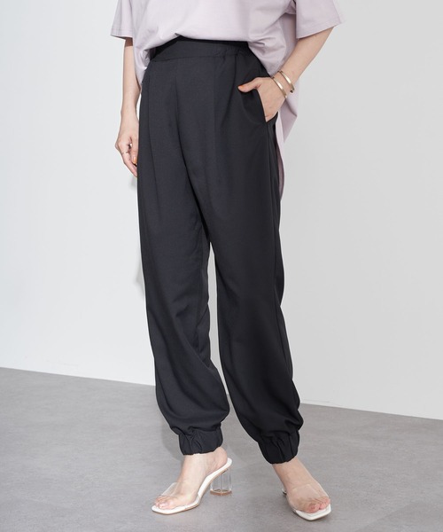 earth music&ecology(アースミュージックアンドエコロジー)の「キレイジョグパンツ *(その他パンツ・レディース・ラベンダー/ミント/アイボリー/ブラック・FREE)」の3枚目の写真