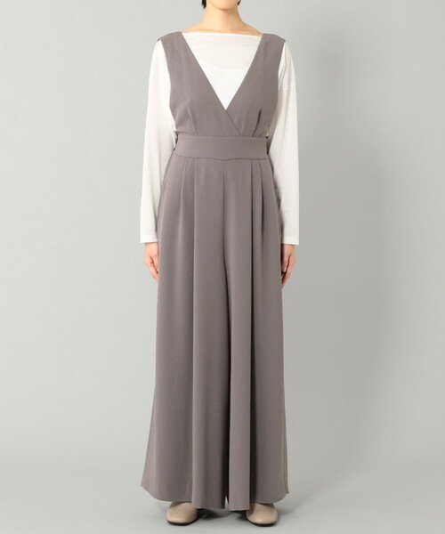 GRACE CLASS(グレースクラス)の「バックリボンサロペット(サロペット/オーバーオール・レディース・ブラック/グレー・36/38)」の6枚目の写真