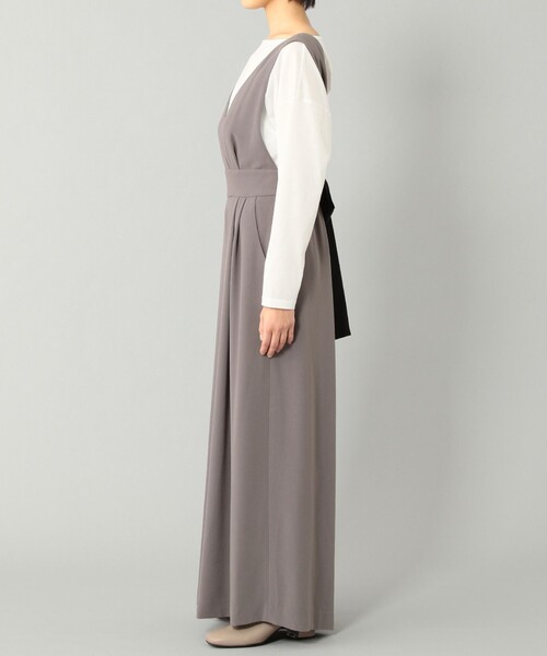 GRACE CLASS(グレースクラス)の「バックリボンサロペット(サロペット/オーバーオール・レディース・ブラック/グレー・36/38)」の7枚目の写真