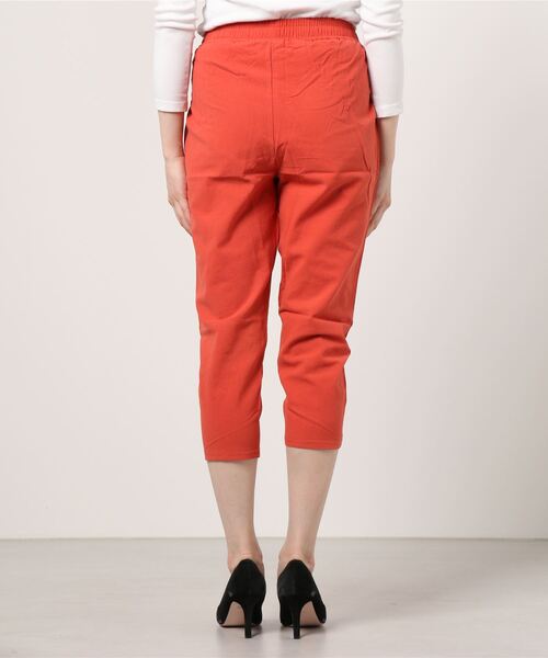 SFW（エスエフダブリュー）の「薄手ガウチョパンツ リネンパンツ 九分丈（その他パンツ・レディース・ブラック/ベージュ/イエロー/オレンジ/ブラウン系・LL/3L/4L/5L/M/L）」の12枚目の写真