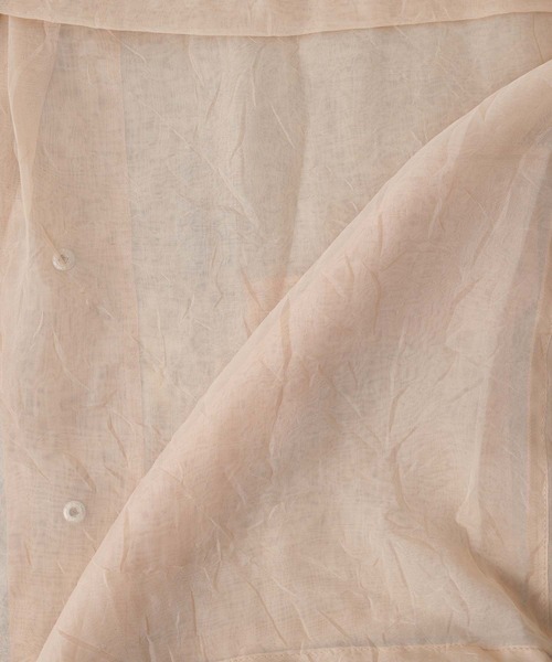 A part by（アパートバイ）の「Poシアーシャツブルゾン　952593（シャツ/ブラウス・レディース・ライトグレー/ベージュ/カーキ・FREE）」の7枚目の写真