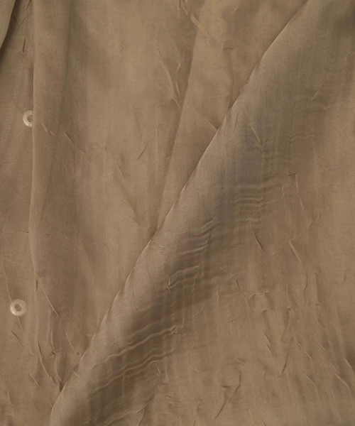 A part by（アパートバイ）の「Poシアーシャツブルゾン　952593（シャツ/ブラウス・レディース・ライトグレー/ベージュ/カーキ・FREE）」の20枚目の写真