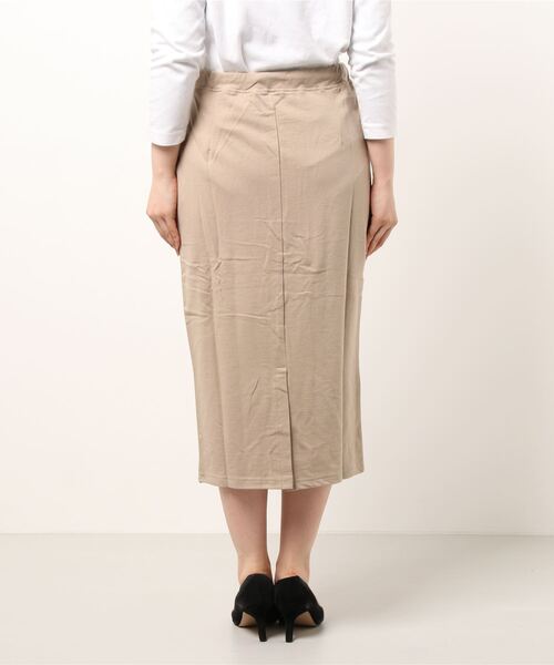 RAG MACHINE（ラグマシーン）の「【RAG MACHINE】カットスカート（スカート・レディース・オリーブ/ライトブラウン/ブラック・S/M/L）」の4枚目の写真