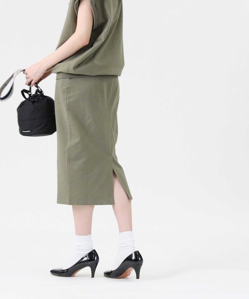 RAG MACHINE（ラグマシーン）の「【RAG MACHINE】カットスカート（スカート・レディース・オリーブ/ライトブラウン/ブラック・S/M/L）」の6枚目の写真