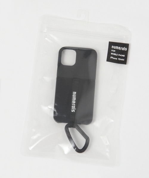 NUMERALS]カラビナiPhoneケース/iPhone12mini（スマホケース