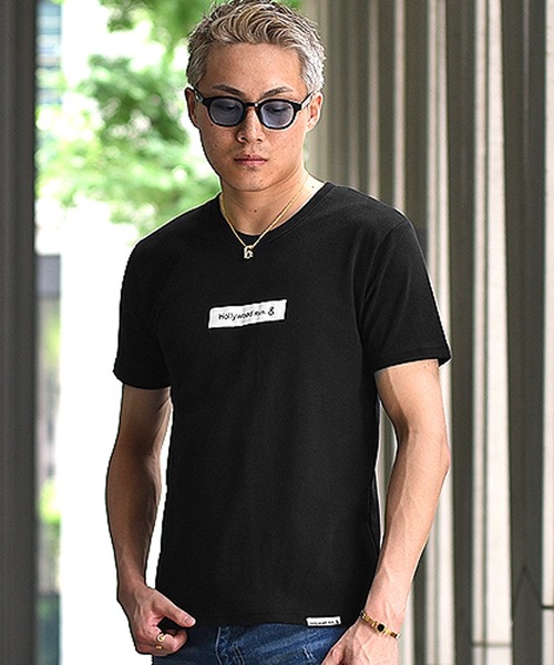 JOKER(ジョーカー)の「【JOKER】バックペイズリー&ハートロゴ柄半袖Tシャツ(Tシャツ/カットソー・メンズ・ホワイト/ブラック・M/XL/L)」の2枚目の写真