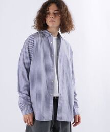 SHIPS any: ALBINI コットン オックス 長袖シャツ◇