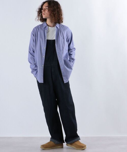 SHIPS any(シップス エニィ)の「SHIPS any: ALBINI コットン オックス 長袖シャツ◇(シャツ/ブラウス・メンズ・ブルー/ブルー系その他/ロイヤルブルー・SMALL/MEDIUM/LARGE/X-LARGE)」の6枚目の写真