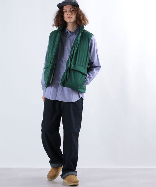 SHIPS any(シップス エニィ)の「SHIPS any: ALBINI コットン オックス 長袖シャツ◇(シャツ/ブラウス・メンズ・ブルー/ブルー系その他/ロイヤルブルー・SMALL/MEDIUM/LARGE/X-LARGE)」の7枚目の写真
