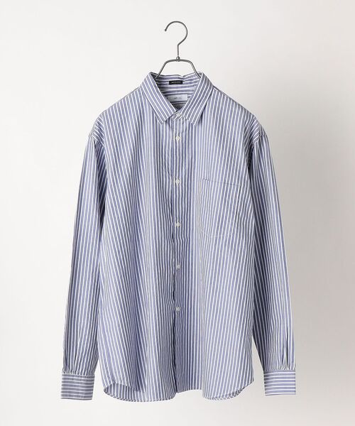 SHIPS any(シップス エニィ)の「SHIPS any: ALBINI コットン オックス 長袖シャツ◇(シャツ/ブラウス・メンズ・ブルー/ブルー系その他/ロイヤルブルー・SMALL/MEDIUM/LARGE/X-LARGE)」の18枚目の写真