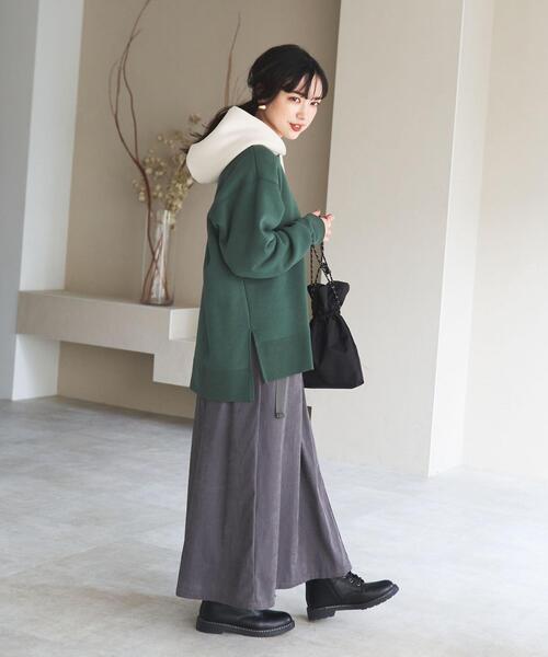 coen（コーエン）の「巾着ポーチショルダーバッグ（ショルダーバッグ・レディース・パープル/ブラック/ホワイト・FREE）」の7枚目の写真