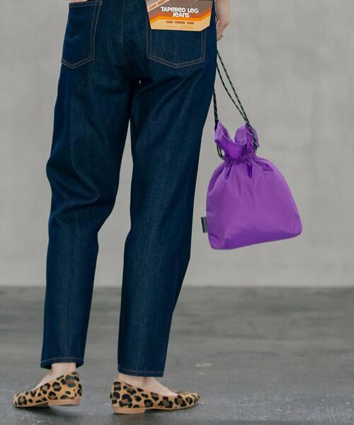 coen（コーエン）の「巾着ポーチショルダーバッグ（ショルダーバッグ・レディース・パープル/ブラック/ホワイト・FREE）」の20枚目の写真