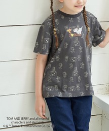 Tom＆Jerry（トムアンドジェリー）の「【KIDS】【TOM and JERRY】総柄Tシャツ（Tシャツ/カットソー・キッズ）」