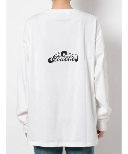 jouetie（ジュエティ）の「ROSE サークルロンT（Tシャツ/カットソー・レディース・ライトブルー/ブラック/オフホワイト・MEDIUM）」の9枚目の写真