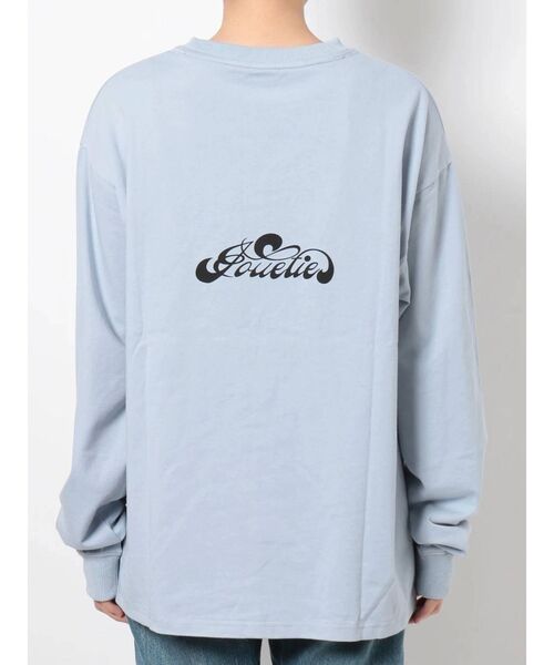 jouetie（ジュエティ）の「ROSE サークルロンT（Tシャツ/カットソー・レディース・ライトブルー/ブラック/オフホワイト・MEDIUM）」の8枚目の写真