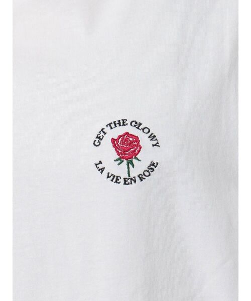 jouetie（ジュエティ）の「ROSE サークルロンT（Tシャツ/カットソー・レディース・ライトブルー/ブラック/オフホワイト・MEDIUM）」の6枚目の写真