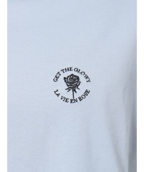 jouetie（ジュエティ）の「ROSE サークルロンT（Tシャツ/カットソー・レディース・ライトブルー/ブラック/オフホワイト・MEDIUM）」の5枚目の写真