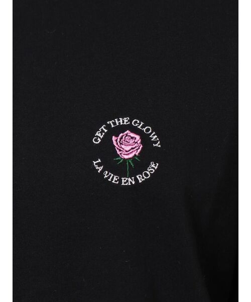 jouetie（ジュエティ）の「ROSE サークルロンT（Tシャツ/カットソー・レディース・ライトブルー/ブラック/オフホワイト・MEDIUM）」の4枚目の写真