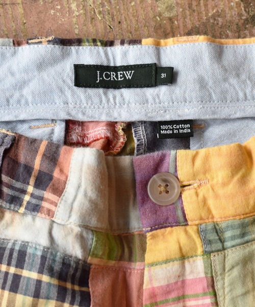 J.CREW(ジェイクルー)の「【ヴィンテージ古着】J.CREW パッチワーク コットン ショートパンツ(その他パンツ・メンズ・マルチ・31inch)」の4枚目の写真