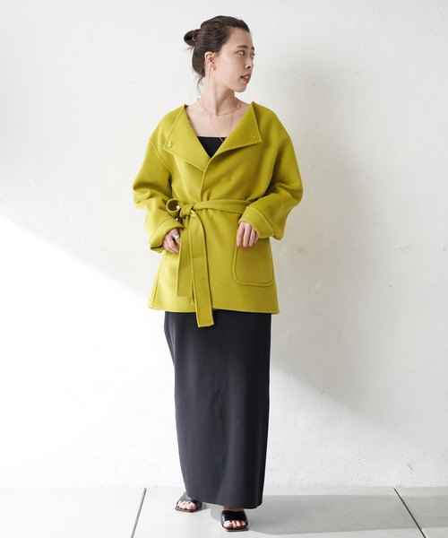 SHENERY（シーナリー）の「ベルテッドリバーミディコート（その他