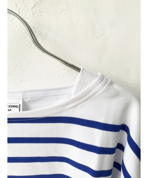 MONT KEMMEL(モンケメル)の「モンケメル/MONT KEMMEL BIG BASQUE BORDER LS TEE(Tシャツ/カットソー・メンズ・ブルー/ブラック・MEDIUM/S/LARGE)」の13枚目の写真