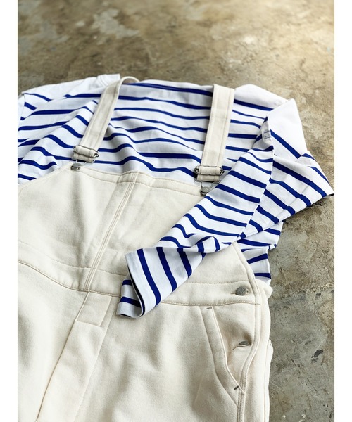 MONT KEMMEL(モンケメル)の「モンケメル/MONT KEMMEL BIG BASQUE BORDER LS TEE(Tシャツ/カットソー・メンズ・ブルー/ブラック・MEDIUM/S/LARGE)」の14枚目の写真