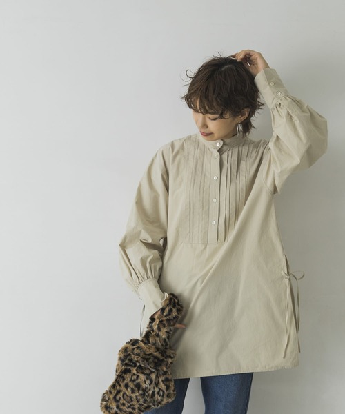 URBAN RESEARCH - 今季アーバンリサーチ リボンシャツ URBAN RESEARCH（アーバンリサーチ）の「バンドカラーサイド