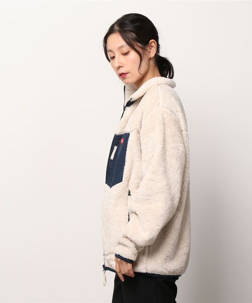 Dickies(ディッキーズ)の「Dickies/ディッキーズ ビッグシルエット シャギーボアフリース ポケット ブルゾン(ブルゾン・メンズ・ブラック/ベージュ/オフホワイト/ブルー系その他・M/L/XL)」の12枚目の写真