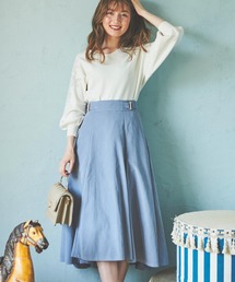 スエードライクスカート