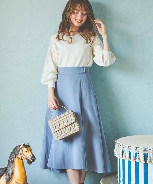 NOELA（ノエラ）の「スエードライクスカート（スカート・レディース・ベージュ/ピンク/ブルー・S/M）」の18枚目の写真