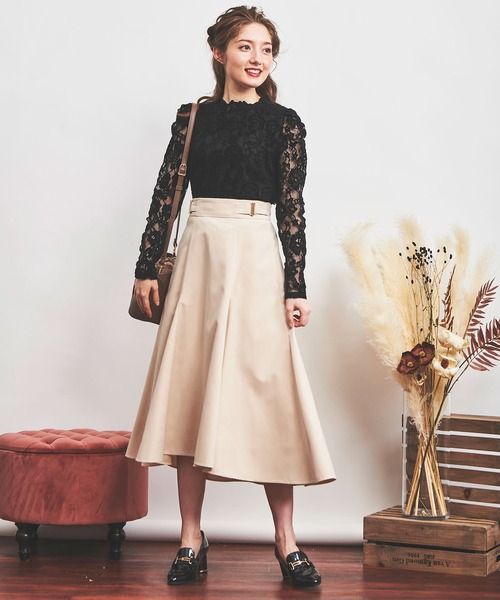 NOELA（ノエラ）の「スエードライクスカート（スカート・レディース・ベージュ/ピンク/ブルー・S/M）」の7枚目の写真