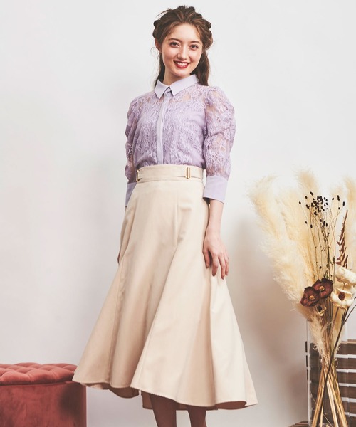 NOELA（ノエラ）の「スエードライクスカート（スカート・レディース・ベージュ/ピンク/ブルー・S/M）」の13枚目の写真