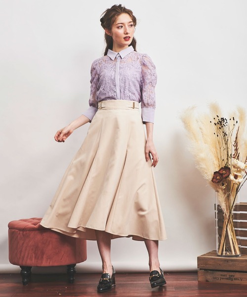 NOELA（ノエラ）の「スエードライクスカート（スカート・レディース・ベージュ/ピンク/ブルー・S/M）」の21枚目の写真