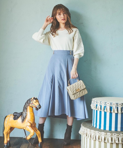 NOELA（ノエラ）の「スエードライクスカート（スカート・レディース・ベージュ/ピンク/ブルー・S/M）」の15枚目の写真